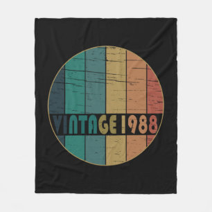 Geboren 1988 Vintages Geburtstagsgeschenk Fleecedecke