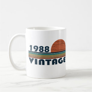 Geboren 1988 Vintages Geburtstagsgeschenk Kaffeetasse