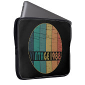 Geboren 1988 Vintages Geburtstagsgeschenk Laptopschutzhülle (Vorne Rechts)