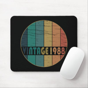 Geboren 1988 Vintages Geburtstagsgeschenk Mousepad