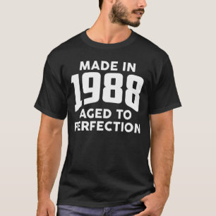 Geboren 1988, vollendet Geburtstagsgeschenk Idee T-Shirt