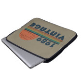 geboren 1989 Vintager Geburtstag Laptopschutzhülle (Vorne Knopf)