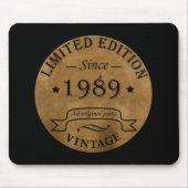 geboren 1989 Vintager Geburtstag Mousepad (Vorne)