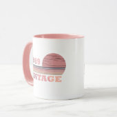 geboren 1989 Vintager Geburtstag Tasse (Vorderseite Links)