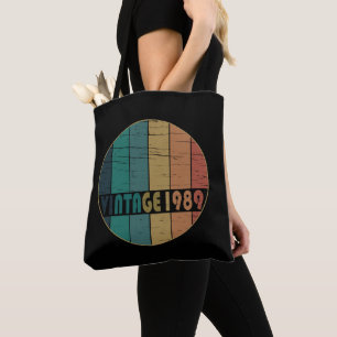 Geboren 1989 Vintages Geburtstagsgeschenk Tasche