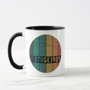 Geboren 1989 Vintages Geburtstagsgeschenk Tasse