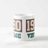 Geboren 1990 - Geburtstagsfeier Kaffeetasse (Mittel)