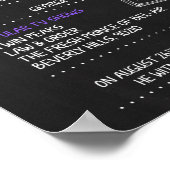 Geboren 1990 Geburtstagszeichen Poster (Ecke)