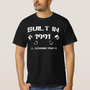 Geboren 1991 für Herren- und Maschinenbau T-Shirt