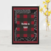 Geboren 1992 Geburtstagskarte Karte (Gelbe Blume)