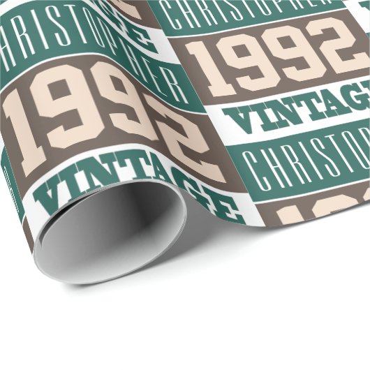 Geboren 1992 Packpapier (Rolleneckpunkt)