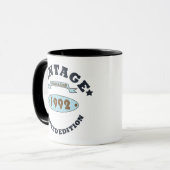 geboren 1992 Vintage Geburtstagsgeschenke Tasse (Vorderseite Links)