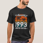 Geboren 1993 Limited Edition Retro Phantastisch se T-Shirt (Vorderseite)