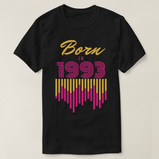 Geboren 1993 T-Shirt (Design vorne)