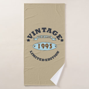 geboren 1993 Vintage Geburtstagsgeschenke Badehandtuch