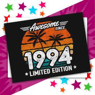 Geboren 1994 Limited Edition Retro Phantastisch se Postkarte