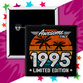 Geboren 1995 Limited Edition Retro Phantastisch se Button