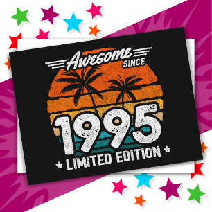 Geboren 1995 Limited Edition Retro Phantastisch se Postkarte