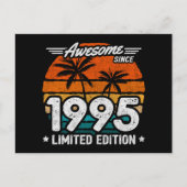 Geboren 1995 Limited Edition Retro Phantastisch se Postkarte (Vorderseite)