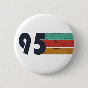 Geboren 1995 Vintage 30. Geburtstagsgeschenk Button