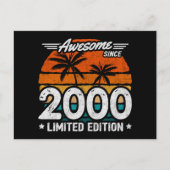 Geboren 2000 Limited Edition Retro Phantastisch se Postkarte (Vorderseite)