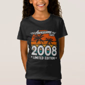 Geboren 2008 Limited Edition Retro Phantastisch se T-Shirt (Vorderseite)