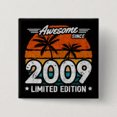 Geboren 2009 Limited Edition Retro Phantastisch se Button (Vorderseite)