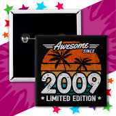 Geboren 2009 Limited Edition Retro Phantastisch se Button