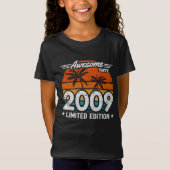 Geboren 2009 Limited Edition Retro Phantastisch se T-Shirt (Vorderseite)