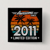 Geboren 2011 Limited Edition Retro Phantastisch se Button (Vorderseite)