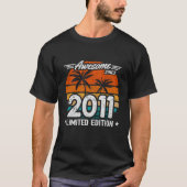 Geboren 2011 Limited Edition Retro Phantastisch se T-Shirt (Vorderseite)