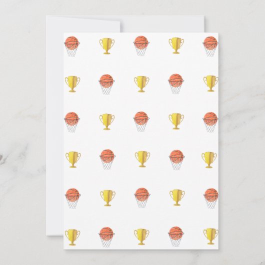 Geboren 2 Ball Einladung (Rückseite)