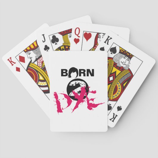 Geboren 2 Dye Spielkarten (Rückseite)