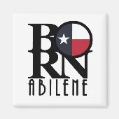 GEBOREN Abilene Magnet (Vorne)