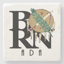 GEBOREN Ada Oklahoma Steinuntersetzer