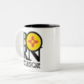GEBOREN Albuquerque 11oz Zweifarbige Tasse (Vorderseite Links)