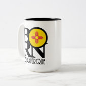 GEBOREN Albuquerque 15oz Zweifarbige Tasse (Vorderseite Links)