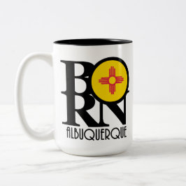 GEBOREN Albuquerque 15oz Zweifarbige Tasse