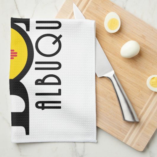 GEBOREN Albuquerque Geschirrtuch (Viertel Falte)