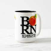 GEBOREN Alpharetta Georgia 15oz Zweifarbige Tasse (VorderseiteRechts)