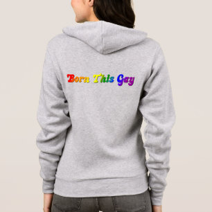 Geboren als Schwuler – Kühner Regenbogen LGBTQ+ St Hoodie