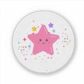 geboren als Superstar Aufkleber (Vorderseite)