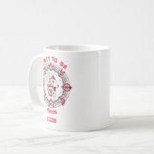 Geboren als Widder Kaffeetasse (Vorderseite Links)