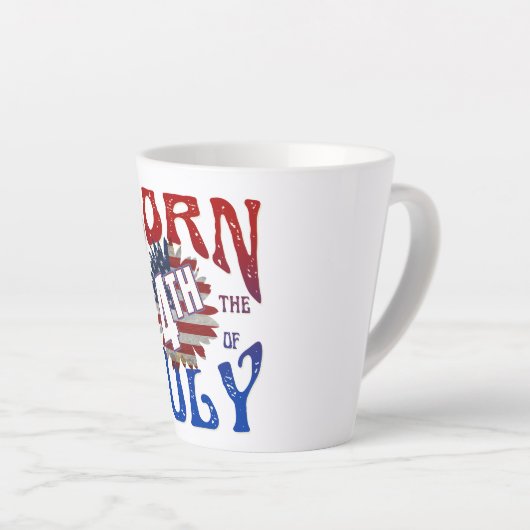 GEBOREN AM 4. JULI MILCHTASSE (Rechte Ecke)