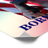 GEBOREN AM 4. JULI POSTER (Ecke)