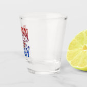 GEBOREN AM 4. JULI SCHNAPSGLAS (Rechts)