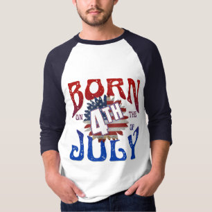 GEBOREN AM 4. JULI-T - Shirt