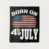 GEBOREN AM 4. JULI WANDTEPPICH (Vorderseite)