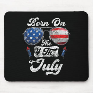 Geboren am 4. Juli zum Unabhängigkeitstag Mousepad