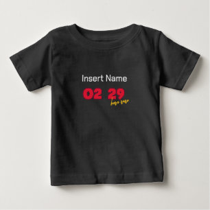 Geboren am Leap Day 02 29 Geborenes Seltenes Leap Baby T-shirt